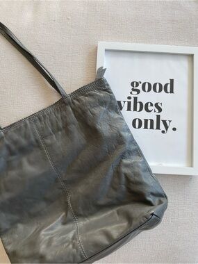 Latico Leather Tote Bag in Gray - Minimal Everyday Carry